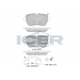 182076 ICER Комплект гальмівних колодок дисковий гальм