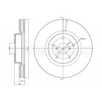 800-1646C CIFAM Гальмівний диск