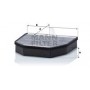 CUK 2241-2 MANN-FILTER Фільтр повітря у внутрішньому просторі