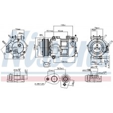 890693 NISSENS Компресор кондиціонера