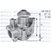 L135 DOLZ Водяний насос охолодження двигуна