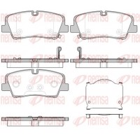 1687.00 REMSA КомплеК т гальмівних колодок, дискове гальмо