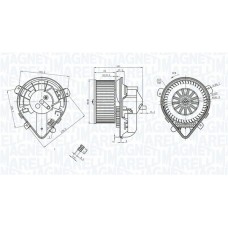 069412403010 MAGNETI MARELLI Вентилятор салону