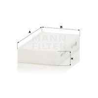 CU 1721-2 MANN-FILTER Фільтр повітря у внутрішньому просторі
