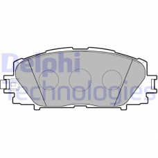 LP3273 DELPHI КомплеК т гальмівних колодок, дискове гальмо