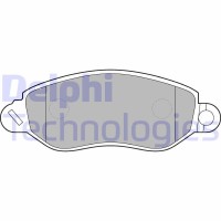 LP1583 DELPHI DELPHI FORD Гальмівні колодки передн.(передн.привод) Transit 00-