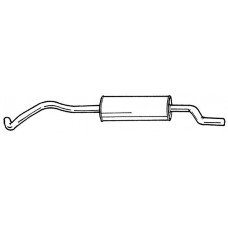 30620 SIGAM Глушник вихлопних газів кінцевий