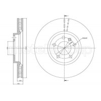 800-1470C CIFAM Гальмівний диск