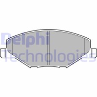 LP2444 DELPHI Комплект гальмівних колодок дисковий гальм