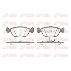 0722.00 REMSA Комплект гальмівних колодок дисковий гальм