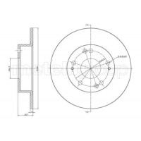 800-1648C CIFAM Гальмівний диск