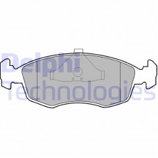LP587 DELPHI Комплект гальмівних колодок дисковий гальм