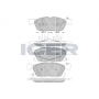 182250 ICER Комплект гальмівних колодок дисковий гальм