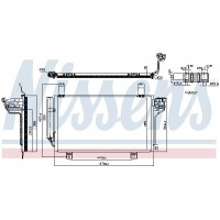 941202 NISSENS Конденсатор кондиціонера