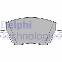 LP3289 DELPHI Комплект гальмівних колодок дисковий гальм