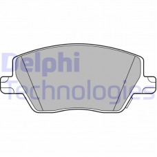 LP3289 DELPHI Комплект гальмівних колодок дисковий гальм