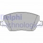 LP3289 DELPHI Комплект гальмівних колодок дисковий гальм