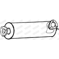 18248 WALKER Середній глушник вихлопних газів