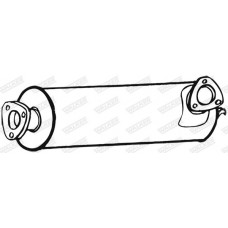 18248 WALKER Середній глушник вихлопних газів