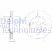 BG4189C DELPHI Гальмівний диск