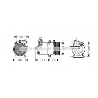 FDAK417 AVA QUALITY COOLING Компресор кондиціонера