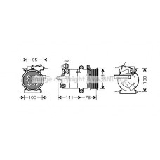 FDAK417 AVA QUALITY COOLING Компресор кондиціонера