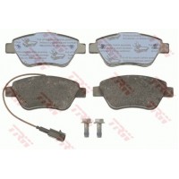 GDB1590 TRW Комплект гальмівних колодок дисковий гальм