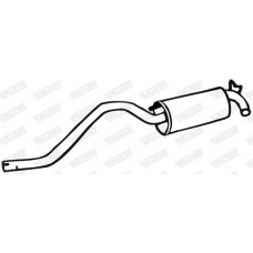 14474 WALKER Глушник вихлопних газів кінцевий