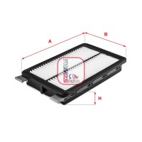 S 3710 A SOFIMA Повітряний фільтр