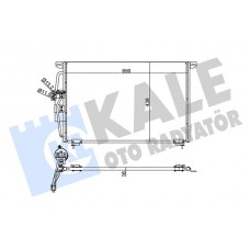 345810 KALE OTO RADYATÖR Конденсатор кондиціонера