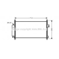 DN5263D AVA QUALITY COOLING Конденсатор кондиціонера