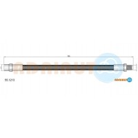 551213 ADRIAUTO VW шланг гальмівний передний/задний Golf -91 GTi 2, 0i 92-, Jetta -92, Passa