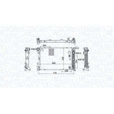350213159800 MAGNETI MARELLI Радіатор охолодження двигуна 350213159800 MAGNETI MARELLI Радіатор охолодження двигуна