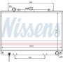 62809 NISSENS Радіатор охолодження двигуна