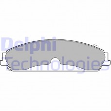 LP3216 DELPHI Комплект гальмівних колодок дисковий гальм