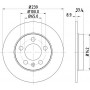 8DD 355 107-461 HELLA PAGID Гальмівний диск