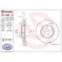 09.A386.11 BREMBO Гальмівний диск