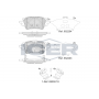 182397 ICER Комплект гальмівних колодок дисковий гальм