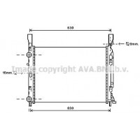 RTA2469 AVA QUALITY COOLING Радіатор охолодження двигуна