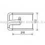 HYA6254 PRASCO Теплообмінник обігрів салону