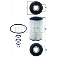 OX 345/7D MAHLE Масляний фільтр