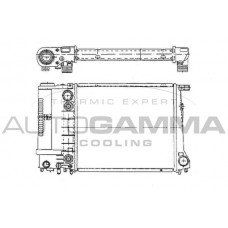 102030 AUTOGAMMA Радіатор охолодження двигуна