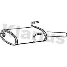 210575 KLARIUS Глушник вихлопних газів кінцевий