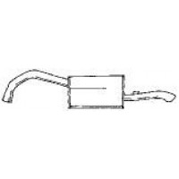 18608 SIGAM Глушник вихлопних газів кінцевий