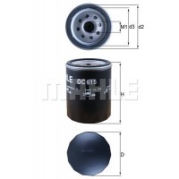 OC 615 MAHLE Масляний фільтр