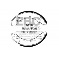 5110 EBC Brakes Комплект гальмівних колодок