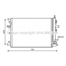 VOA5152D AVA QUALITY COOLING Конденсатор кондиціонера