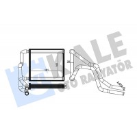 355135 KALE OTO RADYATÖR Теплообмінник обігрів салону