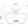 PP-0604AF JAPANPARTS Комплект гальмівних колодок дисковий гальм