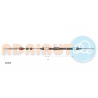 330270 ADRIAUTO OPEL Трос гальма задн прав. Vectra A